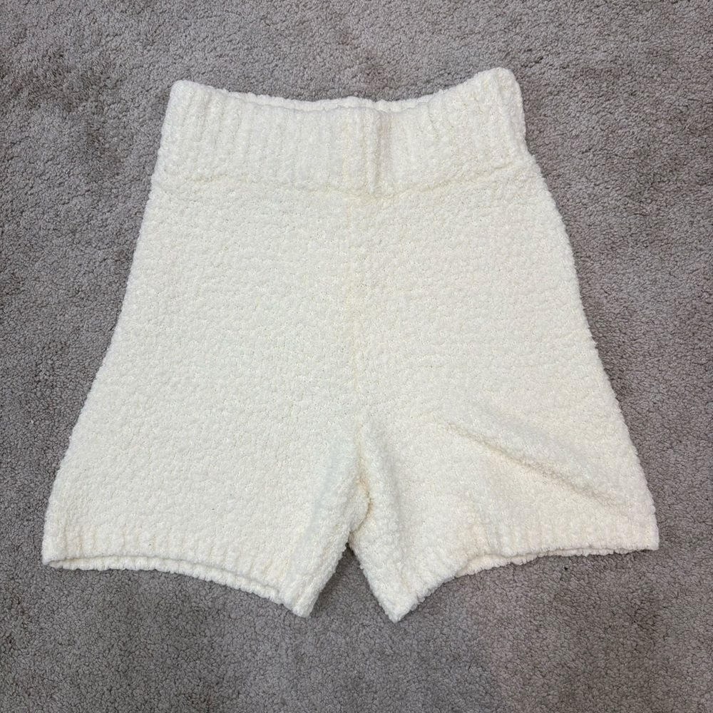 SKIMS Cream High Waist Women Shorts